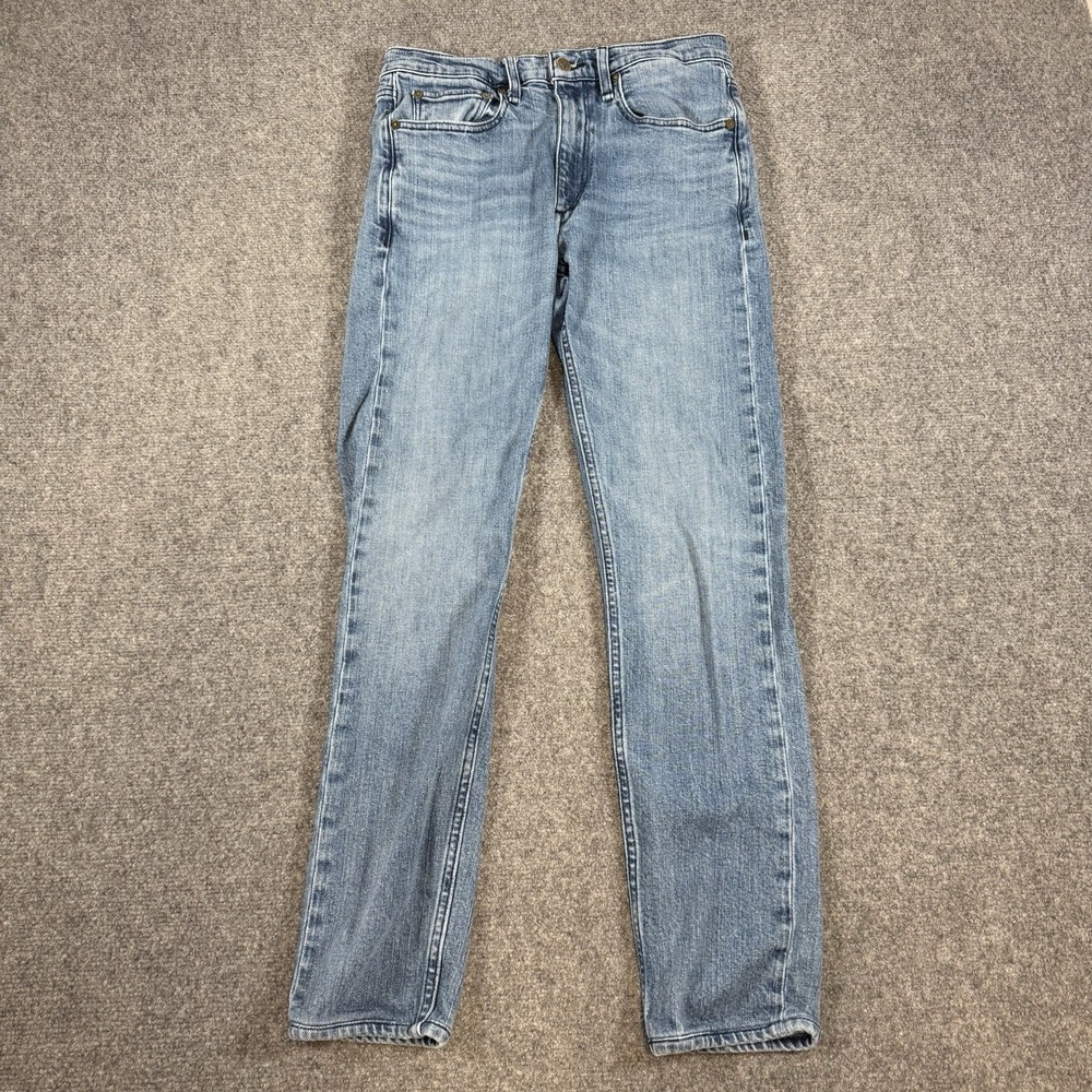 Rag & Bone Jeans Mens‎ 30x32 (Fits 27x29) Blue Standard Issue Fit 2 Slim Leg